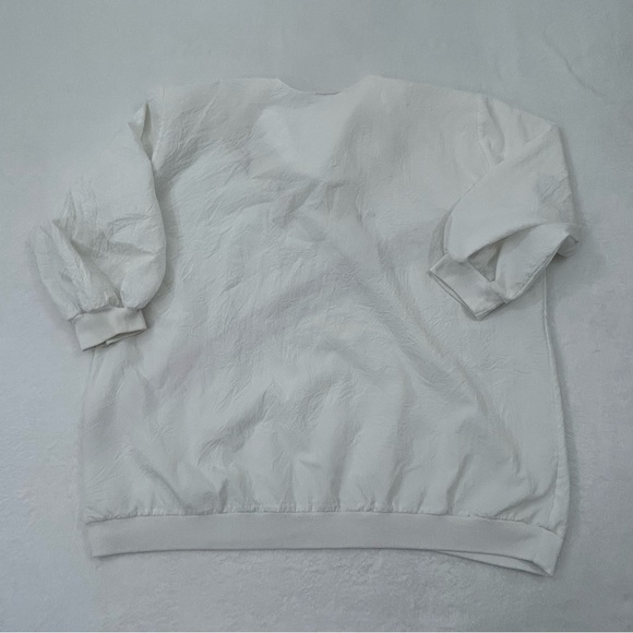 Vintage 80s Regal White Lightweight Nautical Design White Windbreaker Womens 3XL - Picture 6 of 9